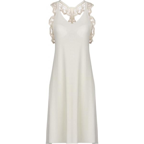 vestito corto Twinset bianco tinta unita