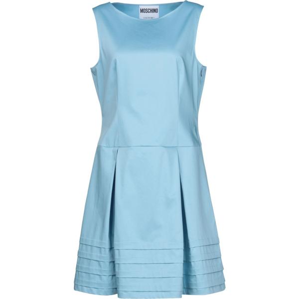 vestiti corti Moschino blu tinta unita