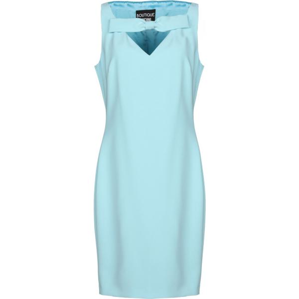 vestiti corti Boutique Moschino blu tinta unita