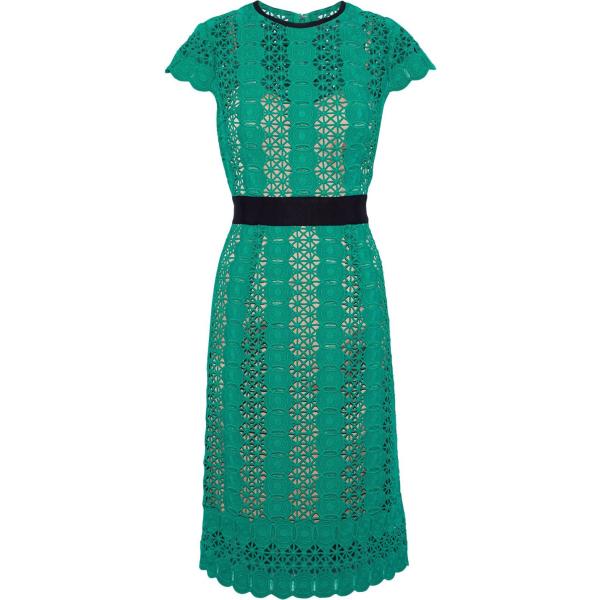 vestiti midi/longuette Catherine Deane verde tinta unita