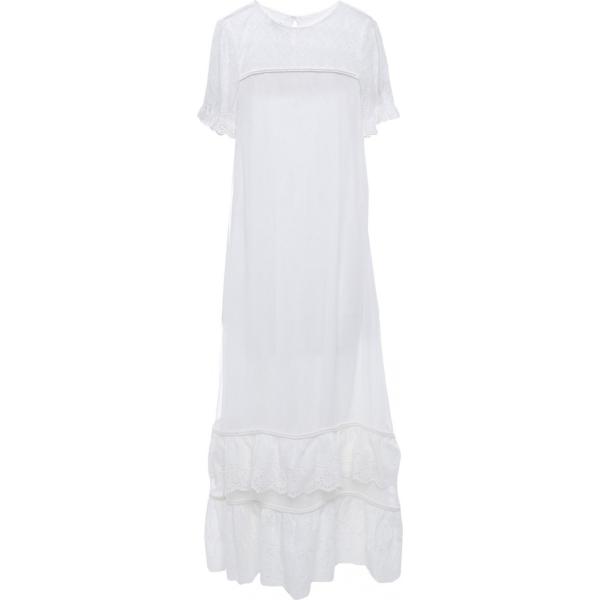 vestiti lunghi Pinko Uniqueness bianco tinta unita