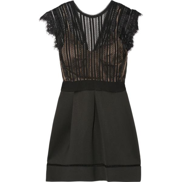 vestiti corti Catherine Deane nero tinta unita