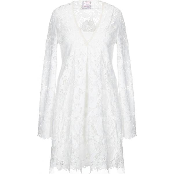 vestito corto Sweet Secrets bianco a fiori