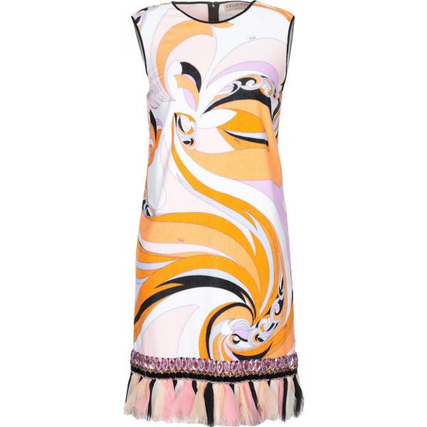 vestiti corti Emilio Pucci arancione
