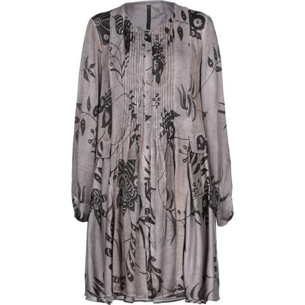 vestiti corti Manila Grace grigio a fiori
