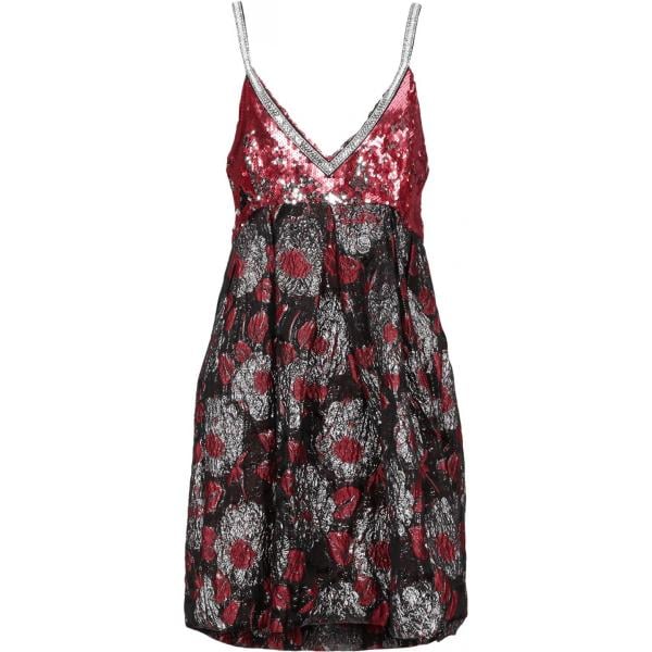 vestiti corti Nora Barth rosso paisley