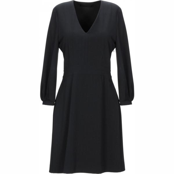 vestito corto Caractère nero tinta unita