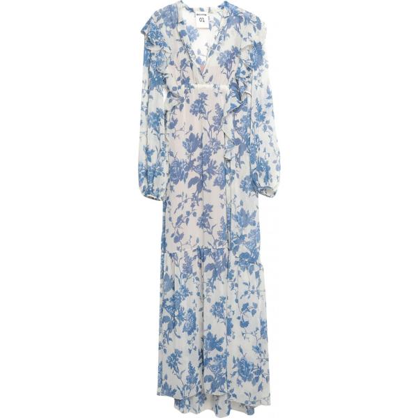 vestito lungo Semicouture bianco a fiori