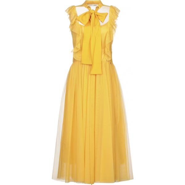 vestiti midi/longuette Relish giallo tinta unita