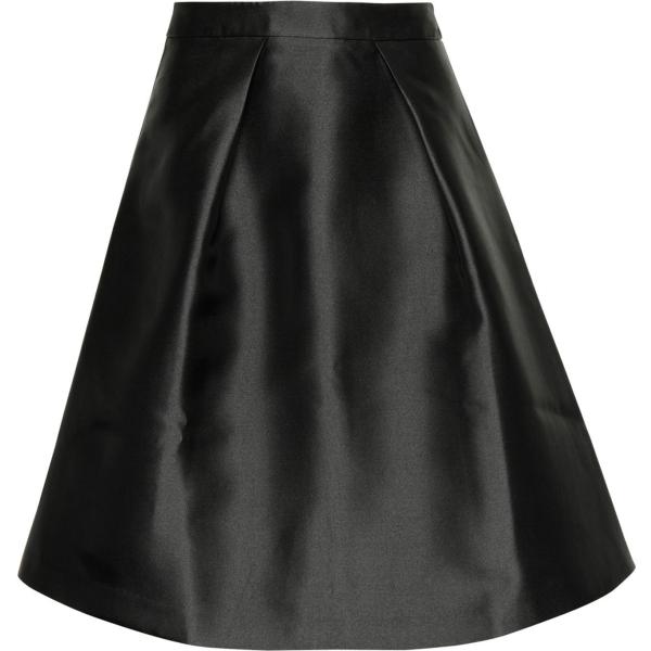 Gonna al ginocchio senza tasche con zip interno foderato in raso tinta unita JOLIE by EDWARD SPIERS tinta unita