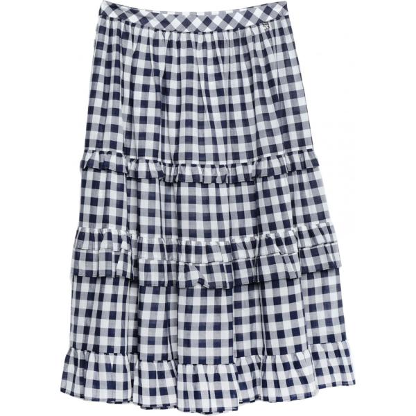 gonne longuette My Twin Twinset blu a quadri
