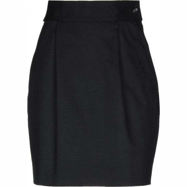 minigonna Dsquared2 nero tinta unita