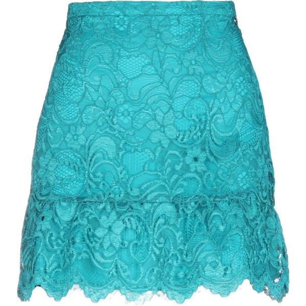 minigonne Liu •Jo verde tinta unita