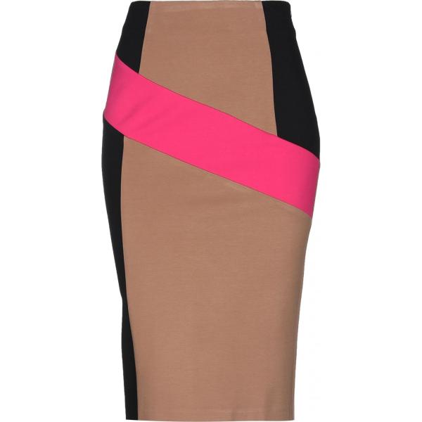 Gonna longuette fantasia multicolore con zip interno sfoderato jersey Kaos multicolore