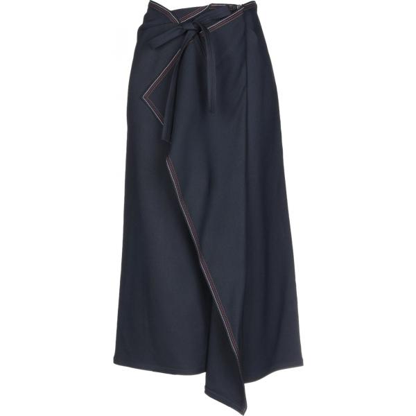 gonne longuette Roland Mouret blu tinta unita