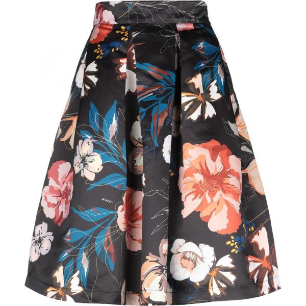 gonne longuette Markup nero a fiori