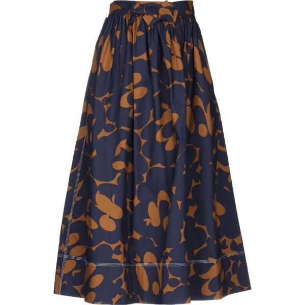 gonne longuette Marni blu fantasia