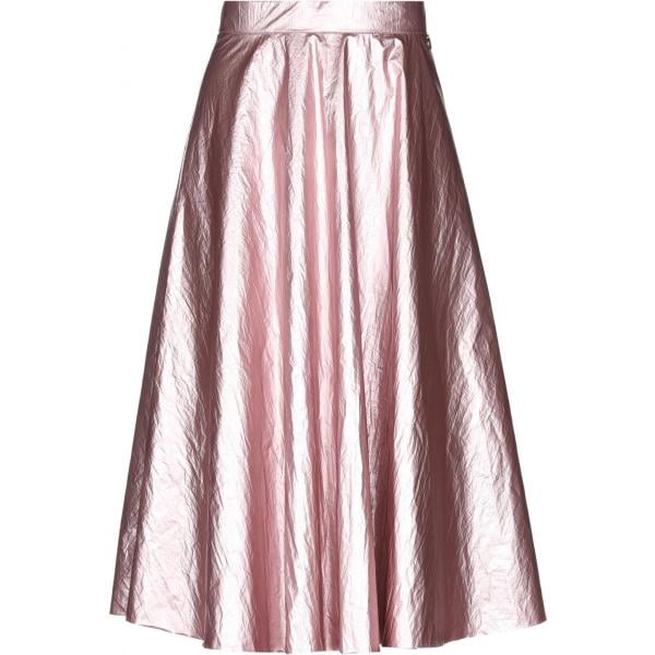 gonne longuette Souvenir rosa tinta unita