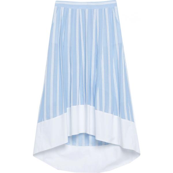 gonne longuette Roberto Collina bianco a righe