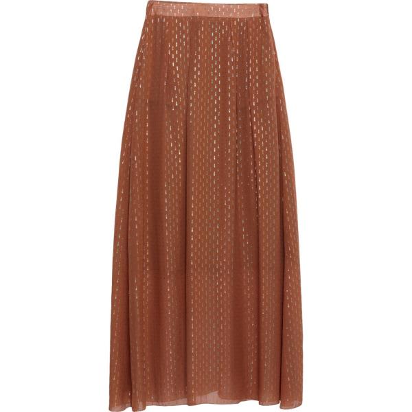 gonne lunghe L Autre Chose marrone tinta unita