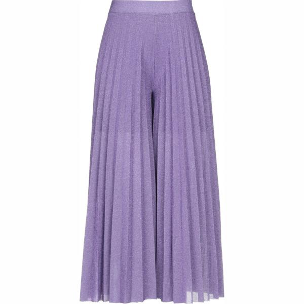 gonne lunghe Kaos viola tinta unita