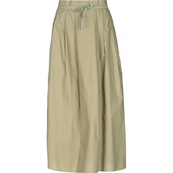 gonne longuette Caractère verde tinta unita