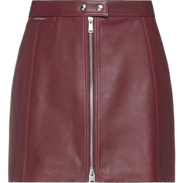 minigonne Belstaff marrone tinta unita