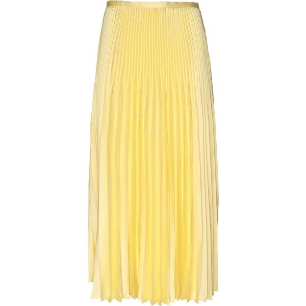 gonne lunghe 8 by YOOX giallo tinta unita