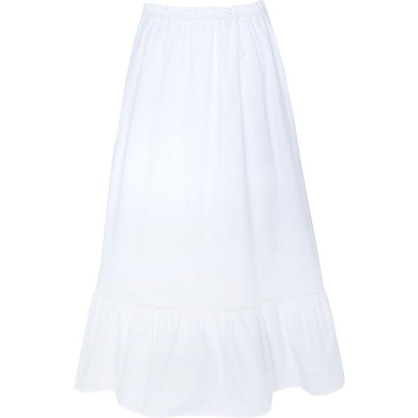gonne longuette 8 by YOOX bianco tinta unita