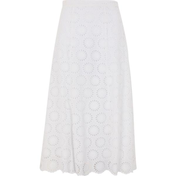 gonne longuette Michael Michael Kors bianco tinta unita