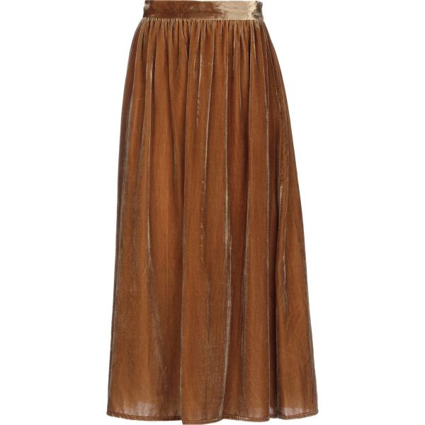 gonne longuette Sun 68 marrone tinta unita