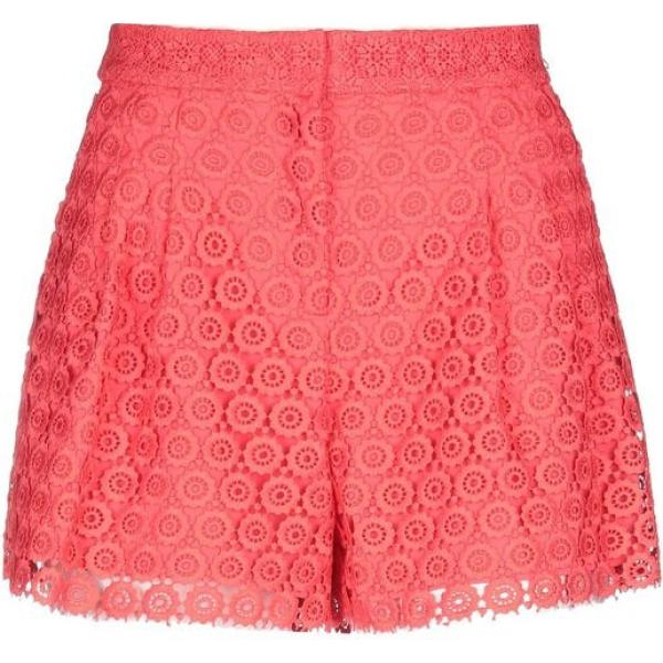 shorts Michael Michael Kors rosso tinta unita