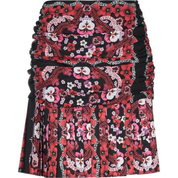 minigonne Pinko nero a fiori