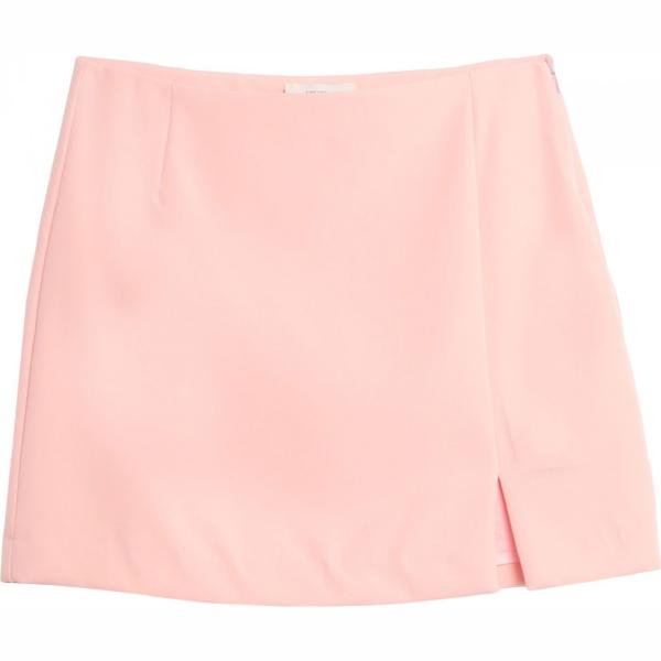 minigonne Vicolo rosa tinta unita