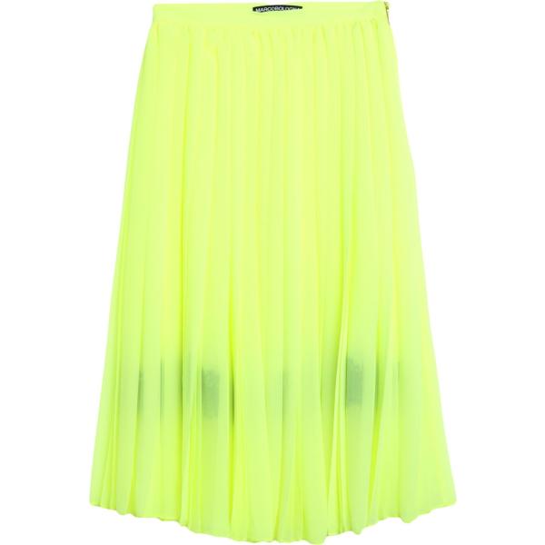 gonne longuette Marco Bologna verde tinta unita