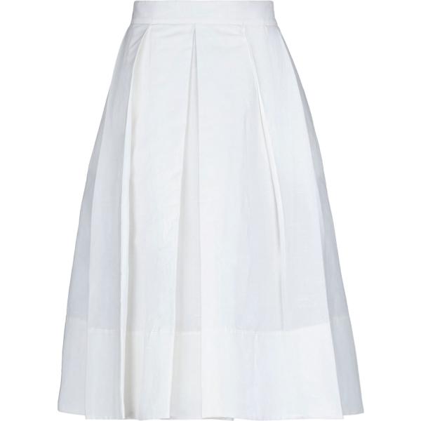 gonne longuette Ballantyne bianco tinta unita