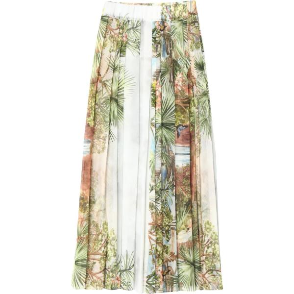 gonne longuette Altea bianco a fiori