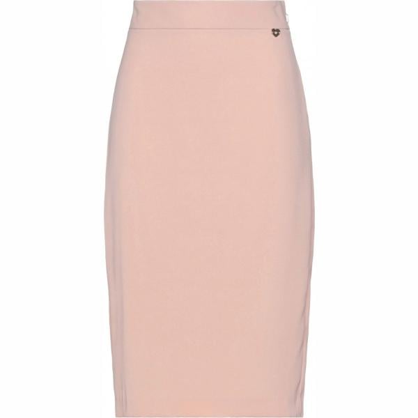 gonne longuette Twinset rosa tinta unita