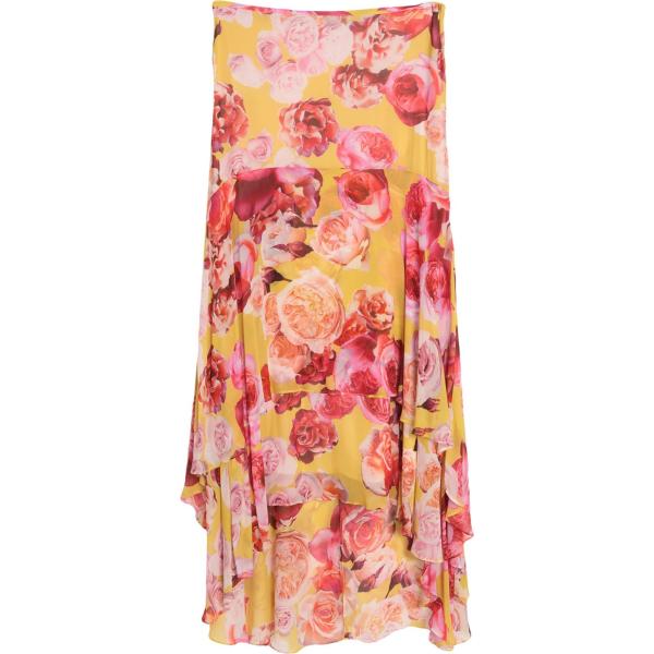 gonne longuette Pinko giallo a fiori