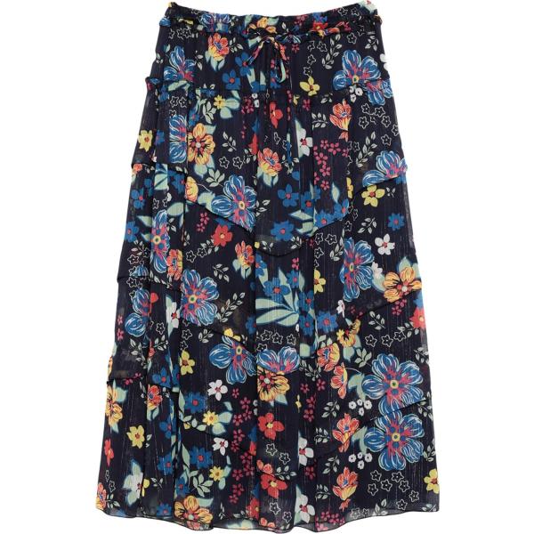 gonne longuette Pepe Jeans nero a fiori