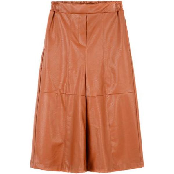 Pantalone capri vita alta in pelle sintetica tinta unita George J. Love tinta unita
