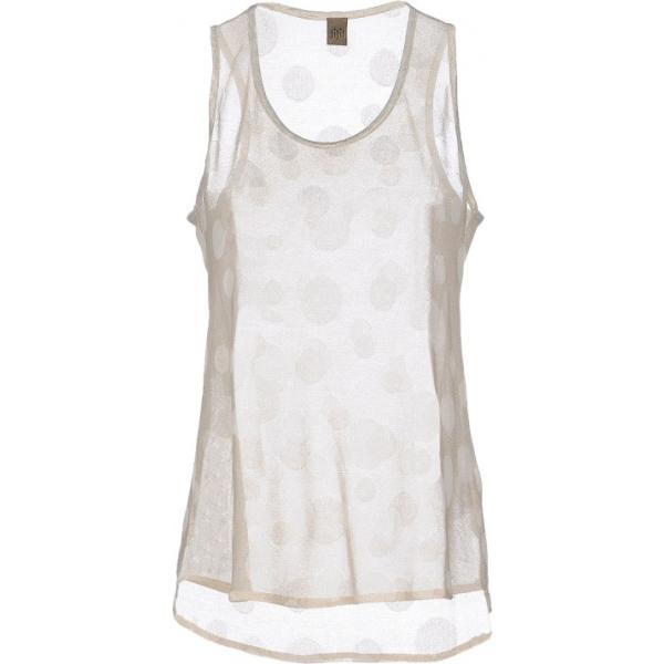 Top pied de poule lavorato a maglia collo tondo senza maniche Jijil pied de poule