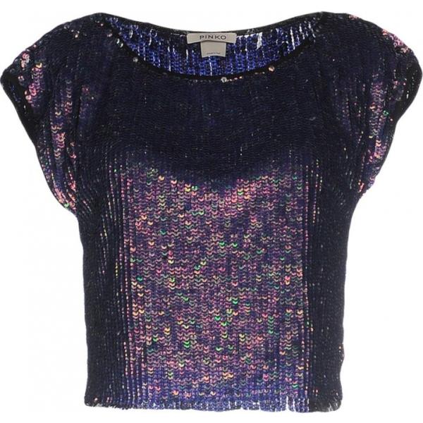 Top con paillettes collo tondo senza maniche in tulle tinta unita Pinko tinta unita