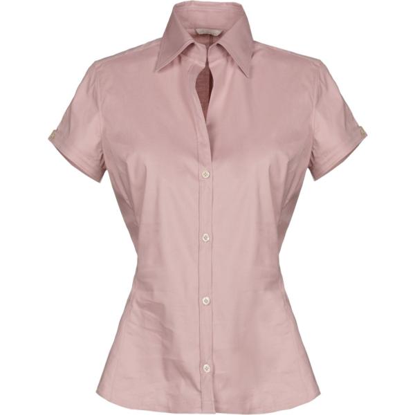 Camicia collo classico a maniche corte tinta unita Caliban tinta unita