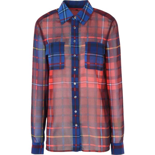 camicie Tommy Hilfiger viola scozzese