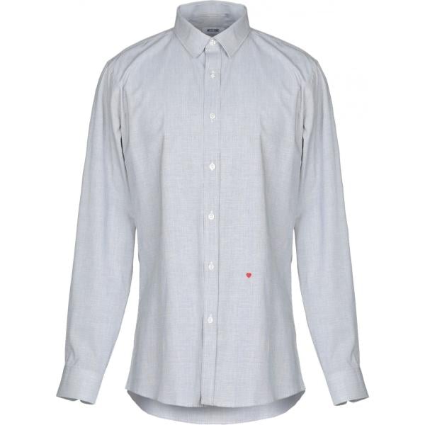 camicie Moschino grigio a quadri