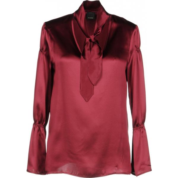 bluse Pinko rosso tinta unita