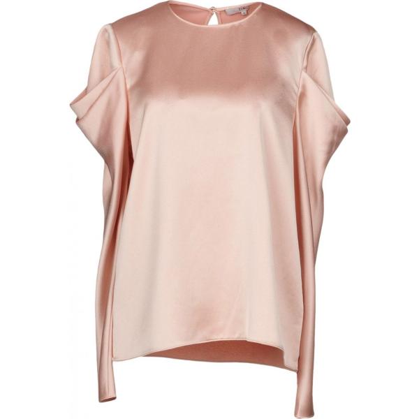 bluse Tibi marrone tinta unita