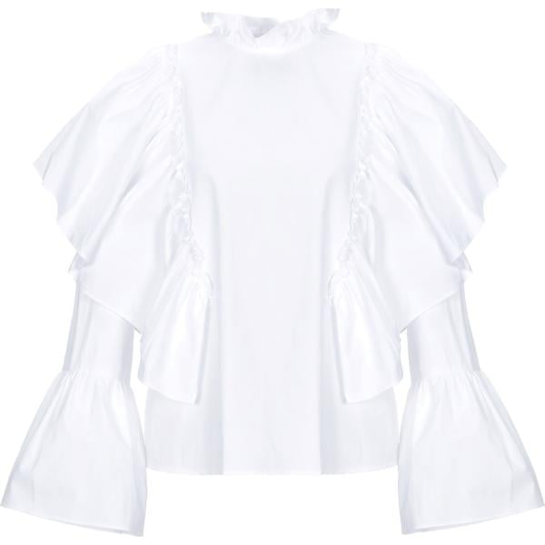 camicia Weili Zheng tinta unita