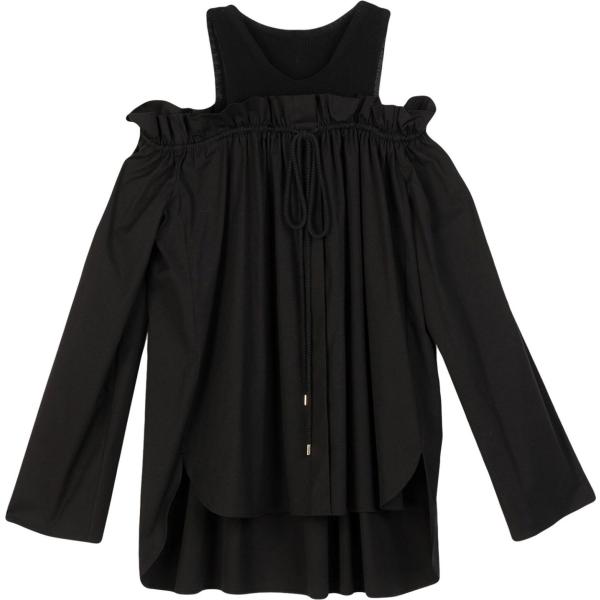 camicie Alberta Ferretti nero tinta unita